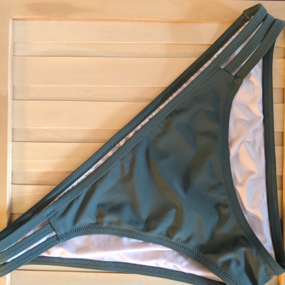 Bikini bottom, olive green